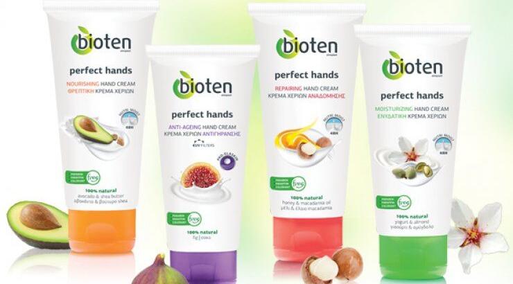 Γαλάκτωμα σώματος και κρέμες χεριών από την Bioten