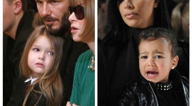Η Harper Beckham δίνει μαθήματα συμπεριφοράς στη... North West