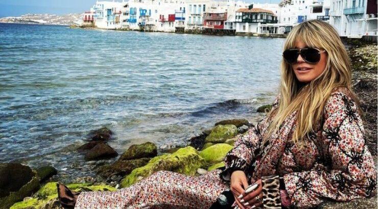 Heidi Klum: Αναστατώνει τα social media με την topless φωτογραφία που δημοσίευσε η ίδια στη Μύκονο