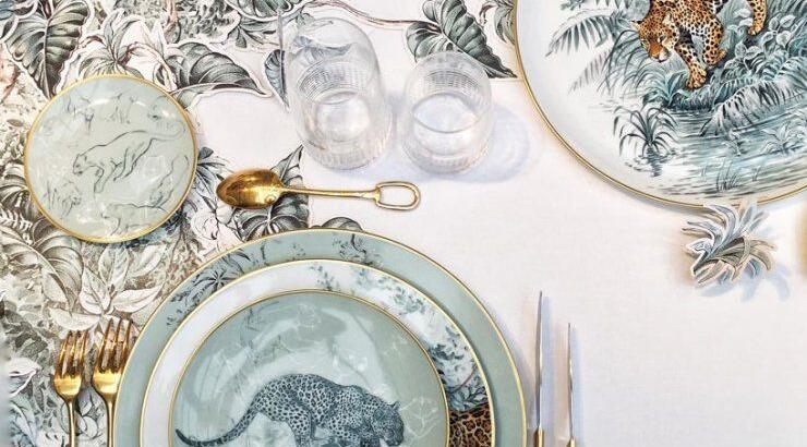 Πορσελάνινα πιάτα του οίκου Hermés