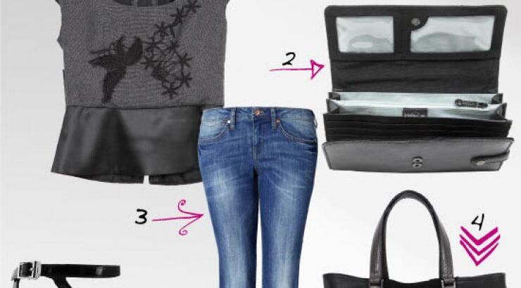 How to wear…peplum top