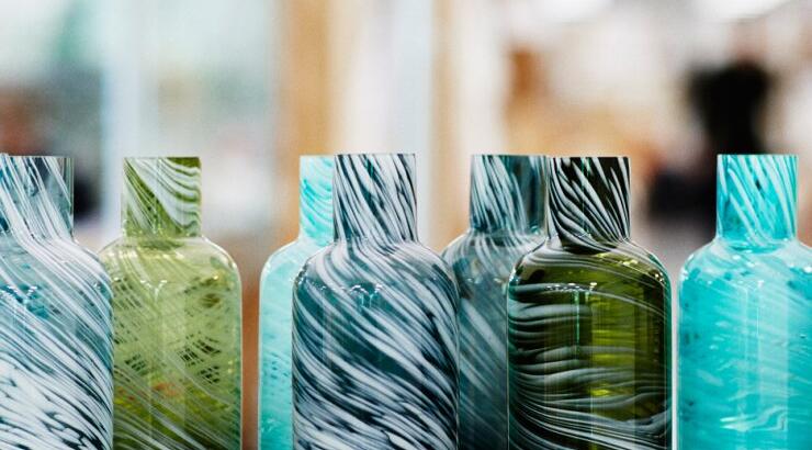 Βάζα από παλιό γυαλί