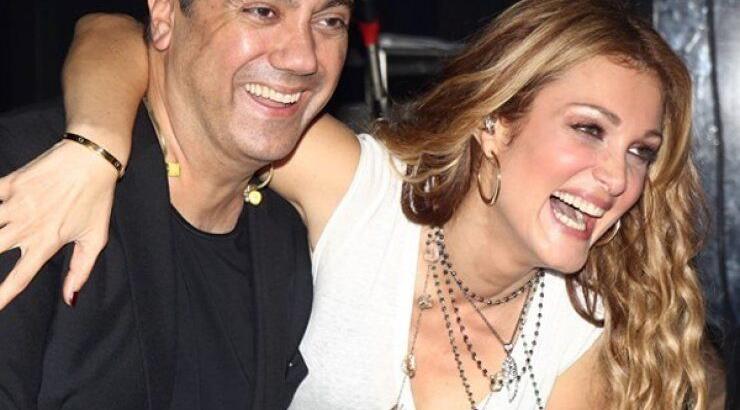 H Νατάσα Θεοδωρίδου με τον Γιώργο Θεοφάνους στο Red