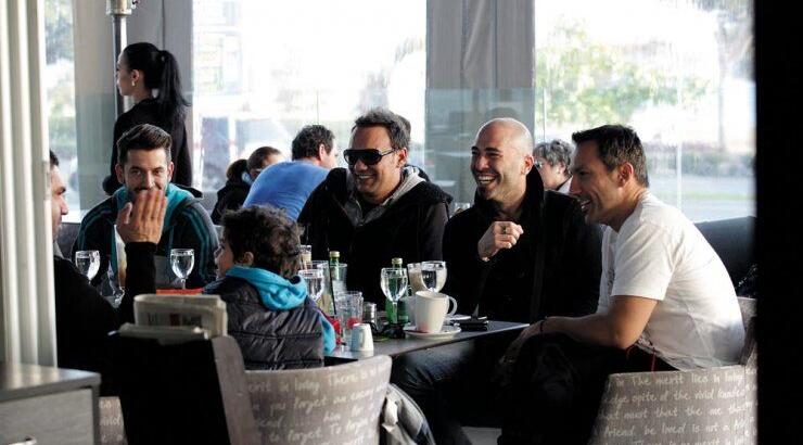 Βαλάντης- Πέτρος Ίμβριος - Ανδρέας Στάμος: Στιγμές χαλάρωσης στη Λεμεσό