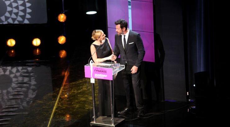 Πρώτη βράβευση της βραδιάς "Madame Figaro Γυναίκες της Χρονιάς 2013"