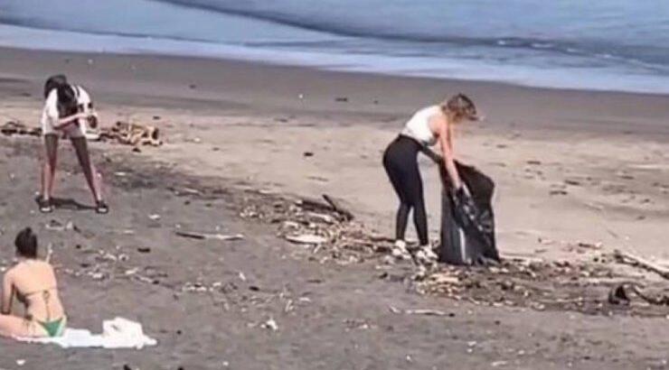 Σάλος με influencer: Μάζευε σκουπίδια και αφού ολοκλήρωσε το βίντεο τα παράτησε και έφυγε [βίντεο]