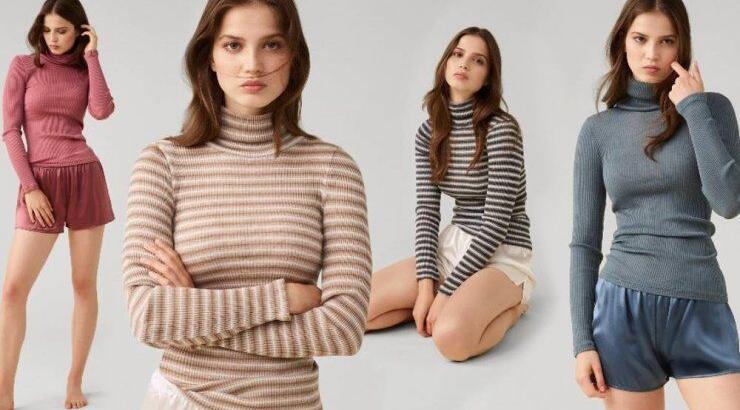 Wool and Silk: Η ζεστή ίνα από μαλλί και μετάξι τώρα σε νέους χρωματισμούς και σχήματα.