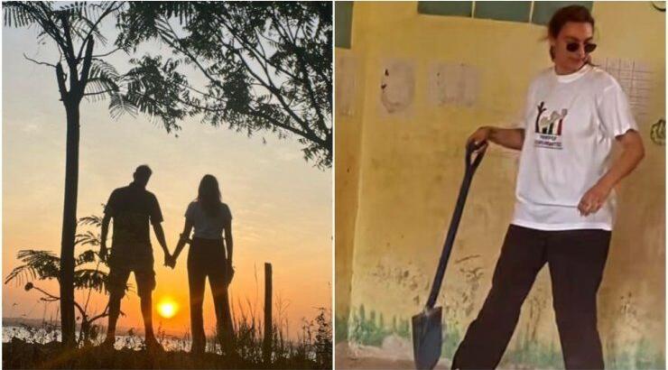 Λαμπροπούλου: Ο σύζυγός της την απαθανάτισε να κάνει εθελοντική εργασία στην Τανζανία 