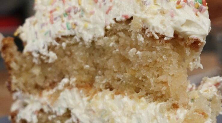 Τούρτα κονφετί