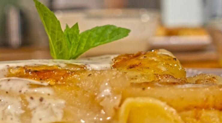 Ανάποδη μηλόπιτα