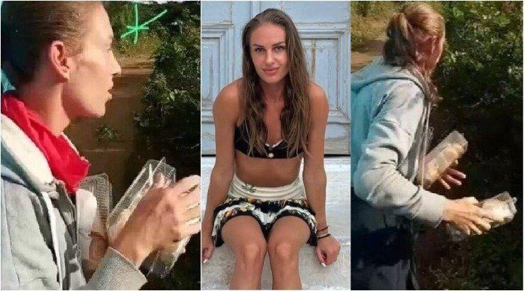 Κατερίνα Δαλάκα: Μόλις κυκλοφόρησαν εικόνες να τρώει σάντουιτς στο Survivor