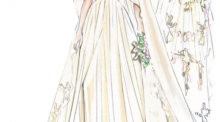 Στη δημοσιότητα το σχέδιο του νυφικού της Angelina Jolie