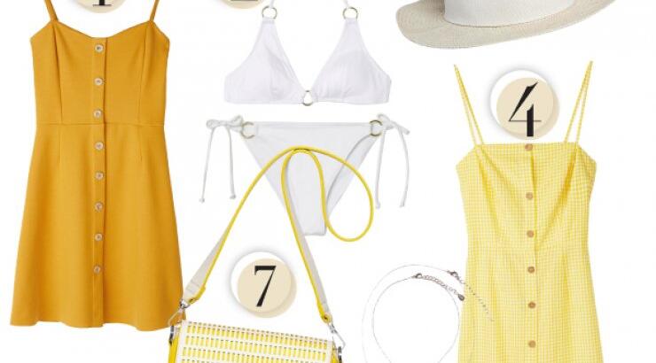 Λευκό και κίτρινο