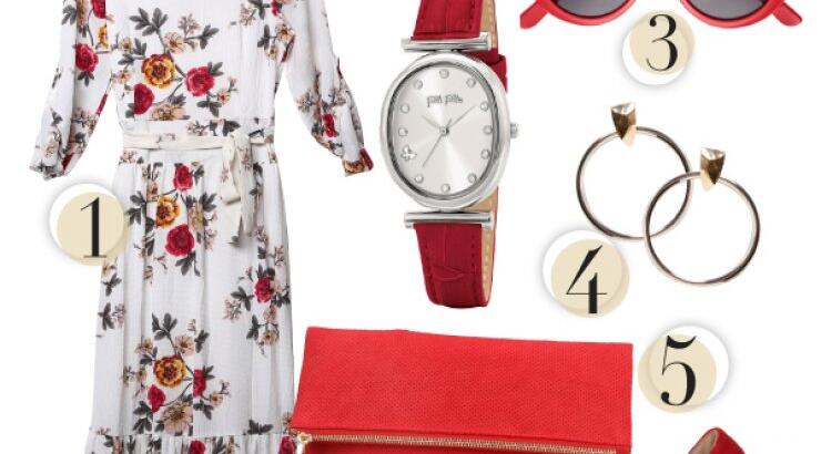 Το αέρινο floral φόρεμα