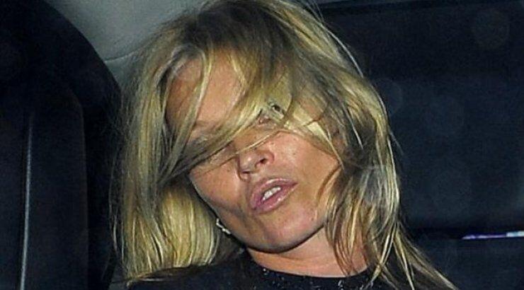 Kate Moss: Λιώμα μετά από ολονύχτια διασκέδαση!