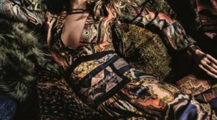 Kate Moss: Πρωταγωνιστεί στη καμπάνια του Etro [Εικόνες]