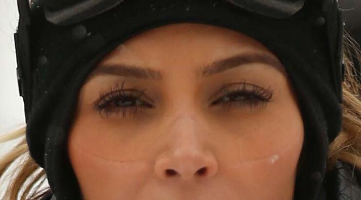 Η Kim Kardashian στα χιόνια 
