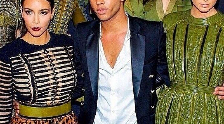 H Kim Kardashian στον "στρατό" του οίκου Balmain