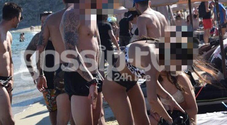 Μήπως ξέφυγε το επώνυμο ζευγάρι σε παραλία της Μυκόνου; 