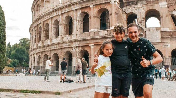 Κωνσταντίνος Κωνσταντίνου: Το φωτογραφικό άλμπουμ των διακοπών με τα παιδιά του στην Ιταλία!