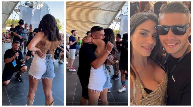 Αλέξανδρος Κοψιάλης: Έκανε πρόταση γάμου στη σύντροφό του μπροστά από χιλιάδες κόσμου [βίντεο]