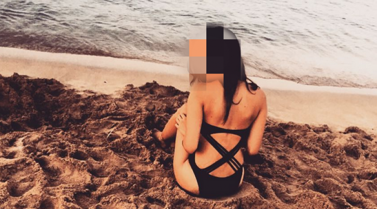 Η σέξι πίσω όψη Κύπριας μοντέλου!