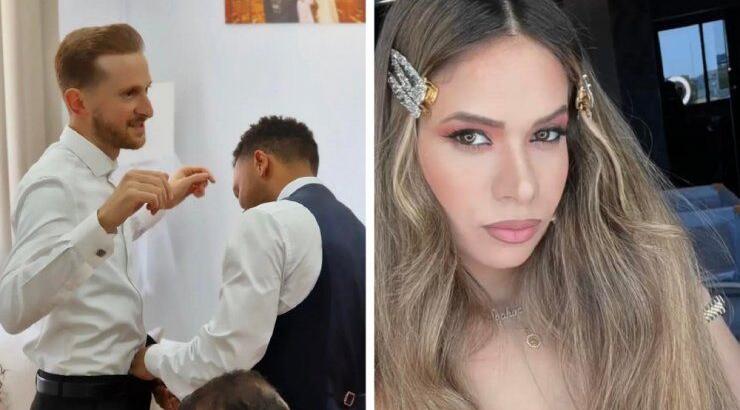 Το look της εγκυμονούσας Μαρίας Κορτζιά στον γάμο του αδερφού της, Παναγιώτη