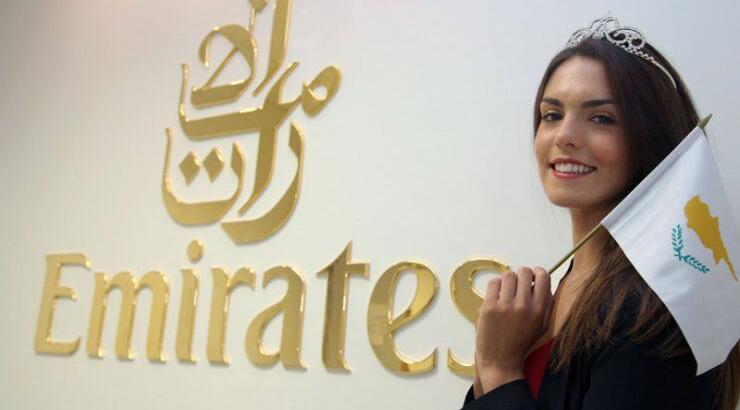 Η Μις Κύπρος πετά με την Emirates για τα Διεθνή Καλλιστεία