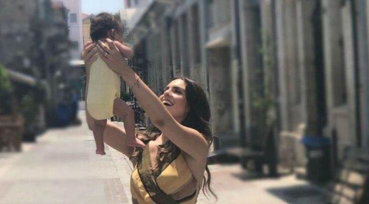 Πανίκος Λειβαδιώτης – Κρίστη Αγαπίου: Στο γυμναστήριο με την δύο μηνών κορούλα τους!