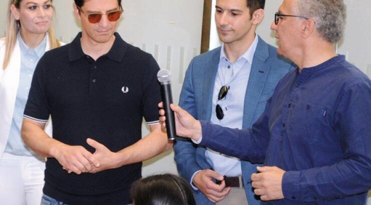 Σάκης Ρουβάς: Η επίσκεψή του στο νησί μας!