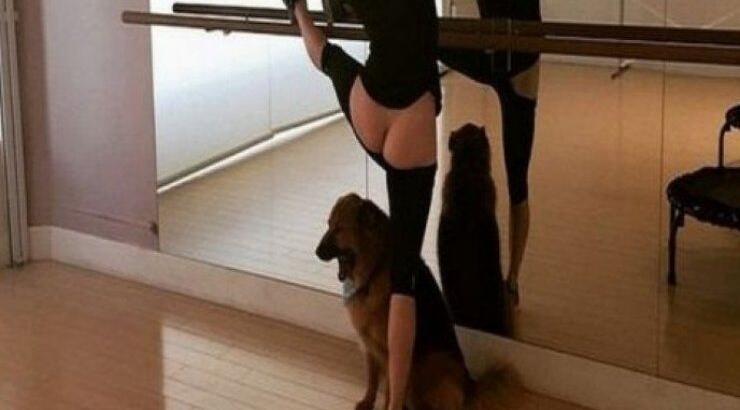 Ποια γνωστή παρουσιάστρια έκανε μπαλέτο με το κολάν κατεβασμένο