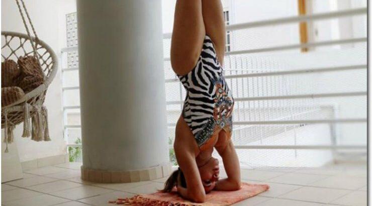 Μαριάντα Πιερίδη: Είναι λάτρης της yoga και μας δείχνει πως κάνει warm up!