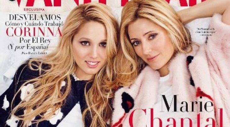 H Marie Chantal φωτογραφίζεται για το Vanity Fair με την κόρη της