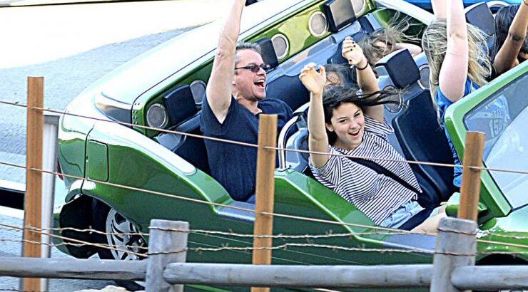 Οικογενειακή έξοδος για τον Matt Damon!