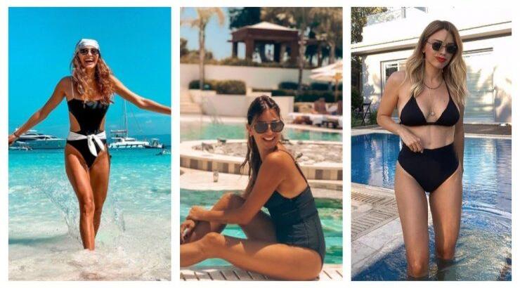 7 fashion girls επέλεξαν το all-time classic μαύρο μαγιό! 