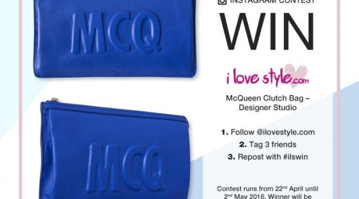 Κερδίστε μία clutch bag McQueen στο διαγωνισμό του ilovestyle.com στο instagram