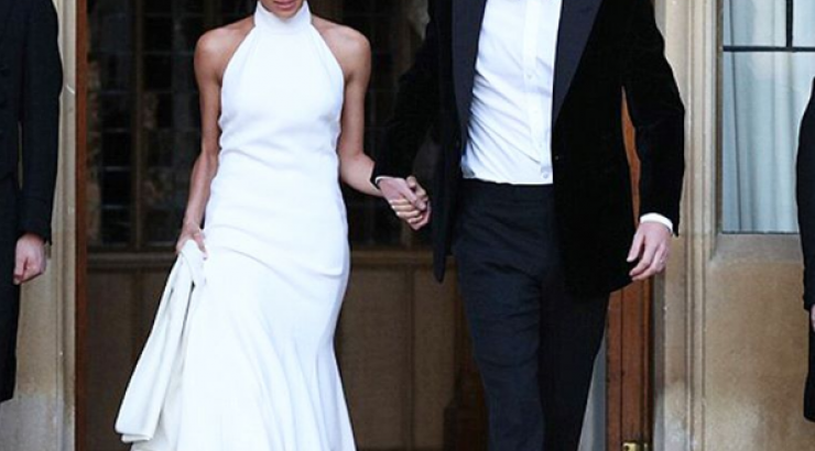 Όλες οι λεπτομέρειες για το δεύτερο φόρεμα που έβαλε η Meghan Markle στη γαμήλια δεξίωση!