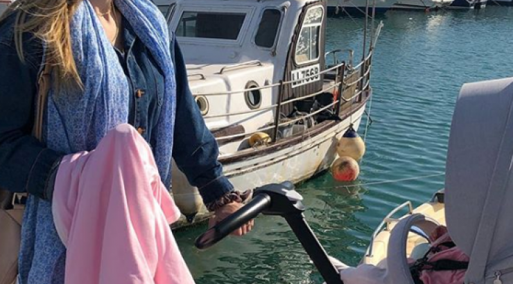 Χριστιάνα Αριστοτέλους: Μας έδειξε για πρώτη φορά το πρόσωπο της μικρής Μελίνας!