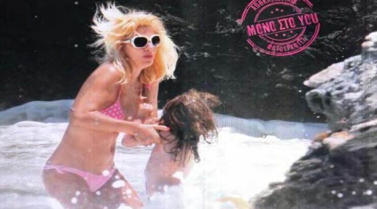 Ελένη Μενεγάκη: Πως γλίτωσε από τα βράχια τη μικρή της κόρη! 