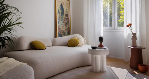 Μια σειρά από καμπύλες συνέθεσε ένα φανταστικό διαμέρισμα στο Μιλάνο