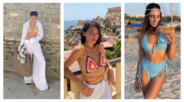 Crochet μαγιό: Τρία κορίτσια της μόδας που το φόρεσαν 