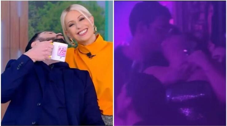 Μαρία Μπακοδήμου: Έκανε αναπαράσταση on air το φιλί Μπάρκα – Τσαγκρίδη [βίντεο]