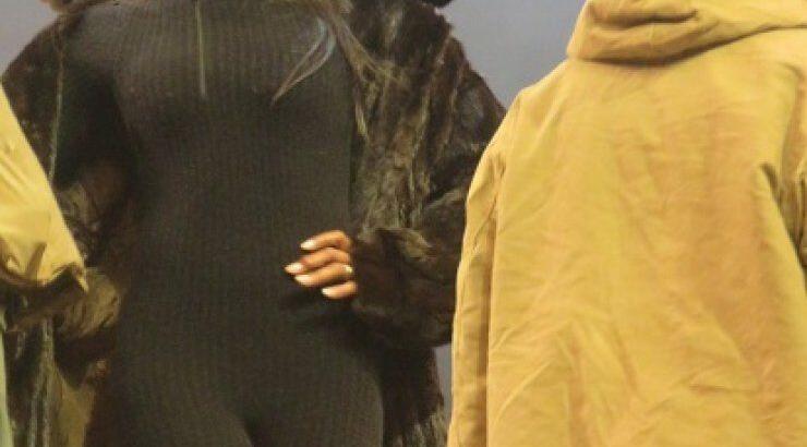 Η Naomi Campbell στο catwalk για τον Kanye West