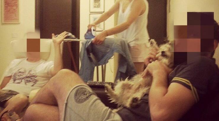 Ποια επώνυμη Κύπρια την ώρα του μεγάλου τελικού του "The Voice" σιδέρωνε;