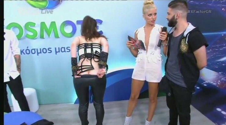 Η Νωαίνα έδειξε γυμνά τα οπίσθια της on air! [βίντεο]
