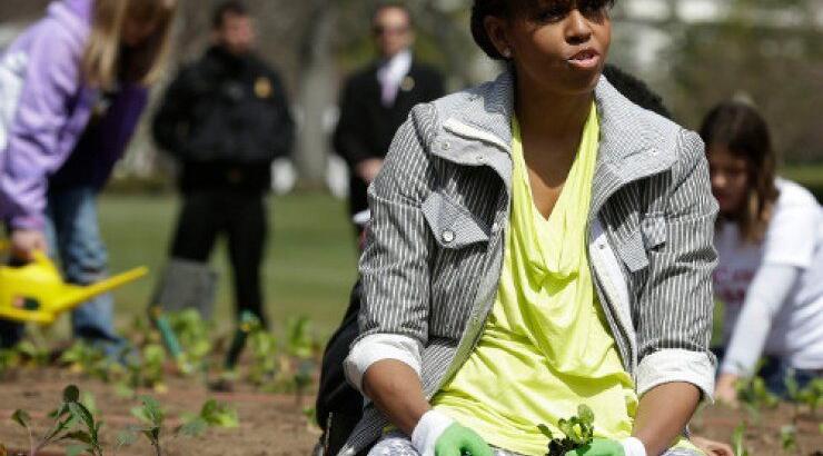 Φυτεύει φθαρτά η Michele Obama