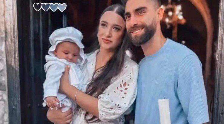 Νικόλας Εγγλέζου – Οδύσσεια Τσελεπή: Βάφτισαν τον γιο τους Δημήτρη στη Λεμεσό! [εικόνες]