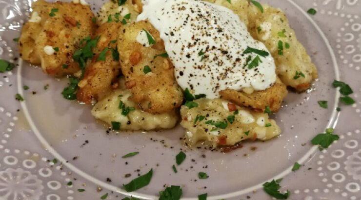 Lazy vareniki (ουκρανικά ζυμαρικά)