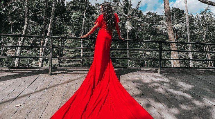 Άντρεα Νικολάου Παναγή: Μάθαμε τα πάντα για το κόκκινο φόρεμά της που έκανε θραύση στο instagram! 