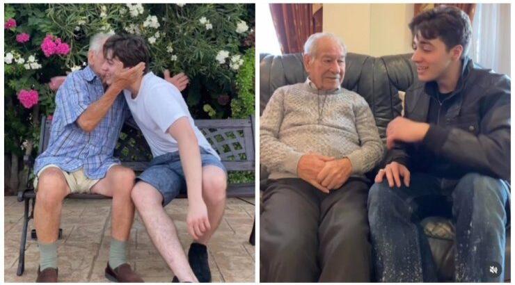 Νεαρός Κύπριος στην Αγγλία έγινε viral ερμηνεύοντας ελληνικά τραγούδια στον παππού του